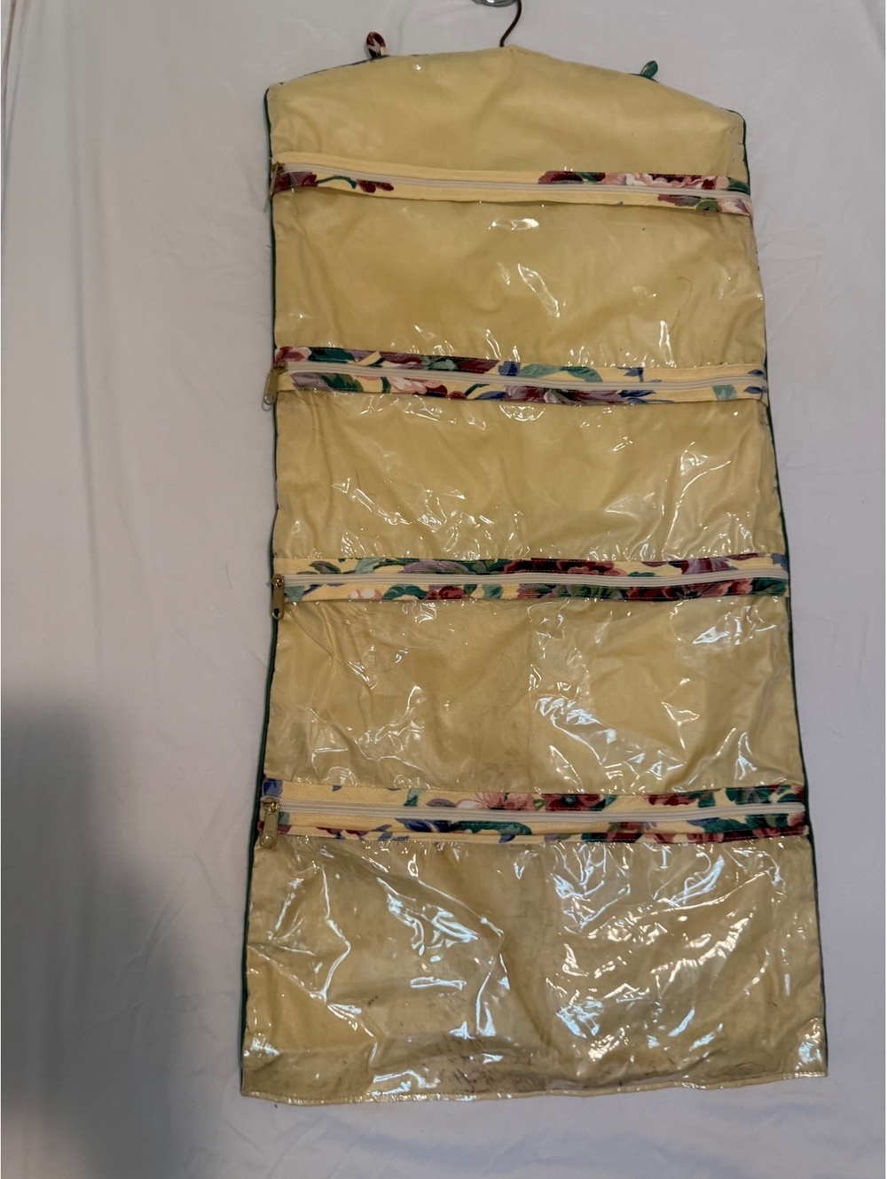 Vintage Floral Hanging Travel & Cosmetic Organizer